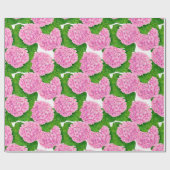 Hydrangea-Wasserfarben-Verpackungspapier Geschenkpapier (Flach)