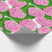 Hydrangea-Wasserfarben-Verpackungspapier Geschenkpapier (Ecke)