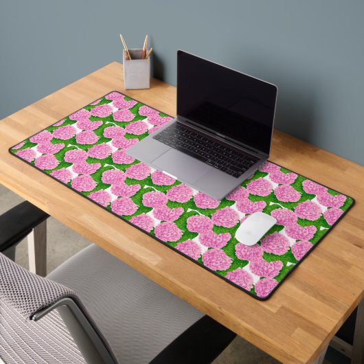 Hydrangea-Wasserfarben-Verpackungspapier Schreibtischunterlage (Büro 2)
