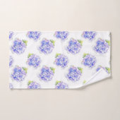Hydrangea Wasserfarbmuster Badhandtuch Set (Handtuch)