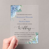 Hydrangea watercolor | wedding acryleinladungen (Insitu (Handheld))