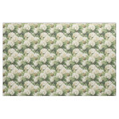 Hydrangea watercolour floral Boho retro flowers Stoff (Fat Quarter (45,7 x 55,9 cm))