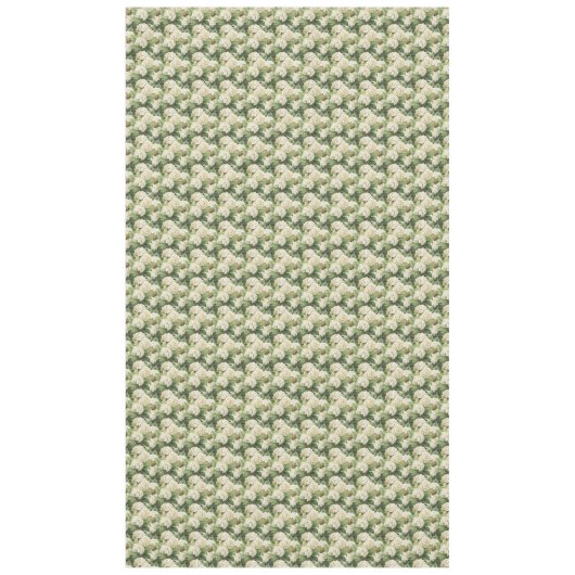 Hydrangea watercolour floral Boho retro flowers Tischdecke (Vorderseite)