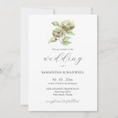 Hydrangea Wedding Invitation Invitations Einladung (Vorderseite)