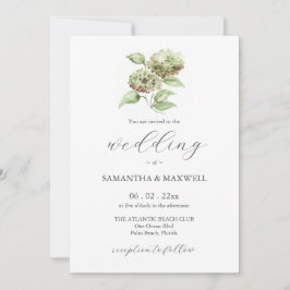 Hydrangea Wedding Invitation Invitations Einladung