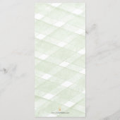 Hydrangea Wedding Menus Menükarte (Rückseite)