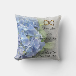 Hydrangea Wedding pillow Kissen