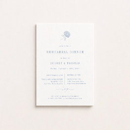 HYDRANGEA Wedding Rehearsal Dinner Ankündigung