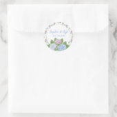 Hydrangea Wedding Sticker (Tasche)
