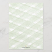 Hydrangea Wedding Table Decor | Menu Menükarte (Rückseite)