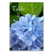 Hydrangea Wedding Tischnummer (Vorderseite)