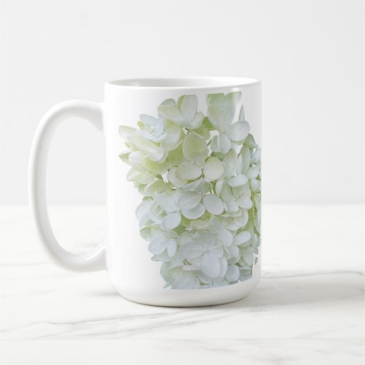 Hydrangea - Weiß - Tasse (Links)