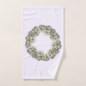Hydrangea Wreath Badhandtuch Set (Handtuch)