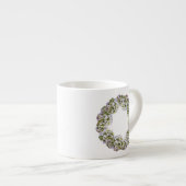 Hydrangea Wreath Espressotasse (Vorderseite Rechts)
