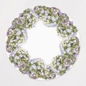 Hydrangea Wreath Etiketten (Design 1)