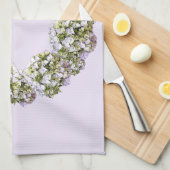 Hydrangea Wreath Geschirrtuch (Viertel Falte)