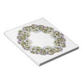 Hydrangea Wreath Notizblock (angewinkelt)