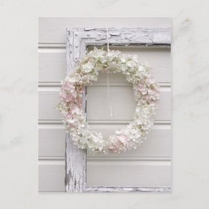 Hydrangea Wreath Postkarte