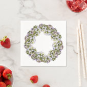 Hydrangea Wreath Serviette (Beispiel)