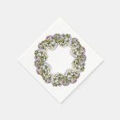 Hydrangea Wreath Serviette (Ecke)
