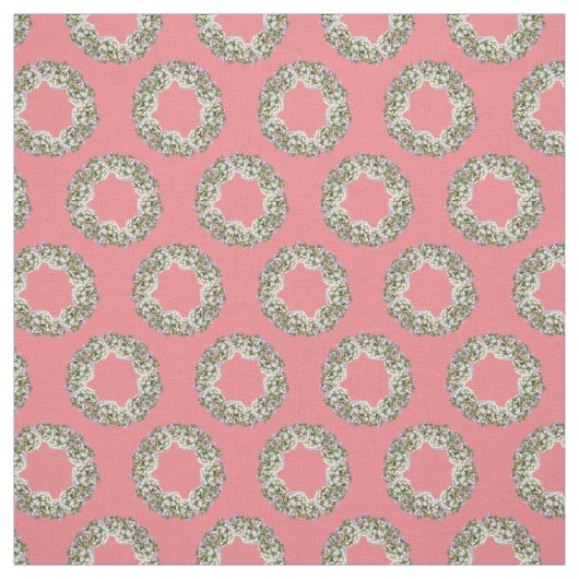 Hydrangea Wreath Stoff (Muster)