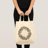 Hydrangea Wreath Tragetasche (Vorderseite (Produkt))