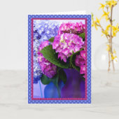 Hydrangeafarben u. -grenzen I Karte (Gelbe Blume)