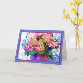 Hydrangeafarben u. -grenzen II Karte (Gelbe Blume)