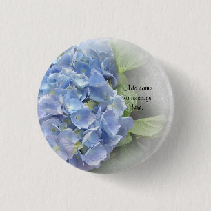 Hydrangeaknopf für Gastgeschenke Hochzeit Button