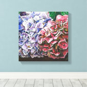 Hydrangeas 2010 leinwanddruck (Insitu (Holzboden))