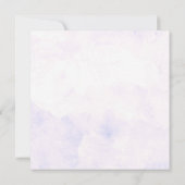 Hydrangeas 25. Hochzeitstag Einladung (Rückseite)