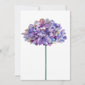Hydrangea's 30. Geburtstag Einladung (Rückseite)