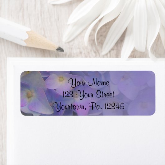 Hydrangeas-Adressetikett (Insitu)