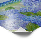 Hydrangeas am Foto (Ecke)