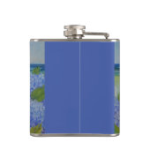 Hydrangeas am Meer Flachmann (Rückseite)