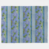 Hydrangeas am Meer Fleecedecke (Vorderseite (Horizontal))