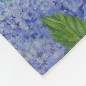 Hydrangeas am Meer Fleecedecke (Ecke)