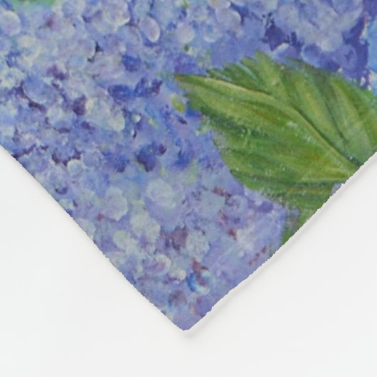 Hydrangeas am Meer Fleecedecke (Ecke)
