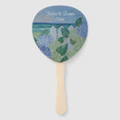 Hydrangeas am Strand Fächer (Vorderseite)