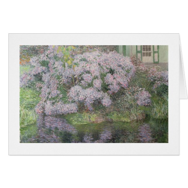 Hydrangeas am Ufer des Flusses Lys, 1898 (oi (Vorderseite (Horizontal))