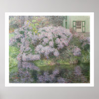 Hydrangeas am Ufer des Flusses Lys, 1898 (oi
