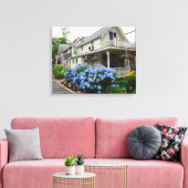 Hydrangeas an der Ecke - Martha's Vineyard Leinwanddruck (Insitu (Wohnzimmer))