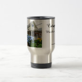 Hydrangeas an der Ecke - Martha's Vineyard Reisebecher (Mittel)