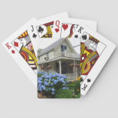 Hydrangeas an der Ecke - Martha's Vineyard Spielkarten (Rückseite)