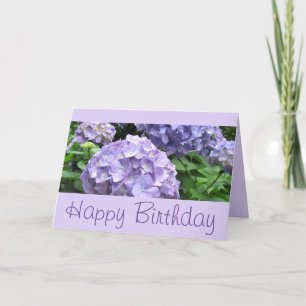 Hydrangeas an Trebah Gärten, Cornwall Karte