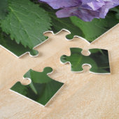 Hydrangeas an Trebah Gärten, Cornwall Puzzle (Seite)