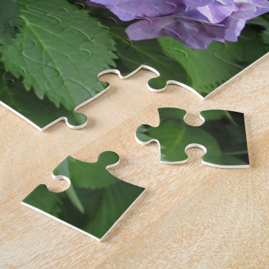 Hydrangeas an Trebah Gärten, Cornwall Puzzle (Seite)