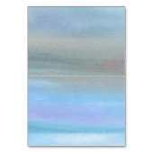 Hydrangeas Aquarell Hochzeitskarte Tischnummer (Rückseite)