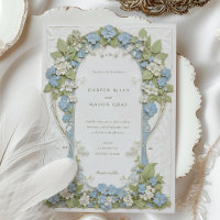 Hydrangeas Art Nouveau Hochzeit