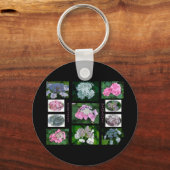 Hydrangeas auf Parade Schlüsselanhänger (Vorderseite)